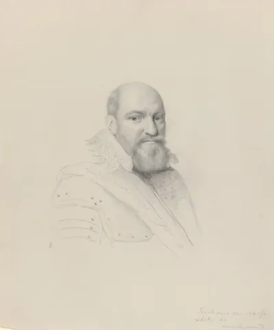 Portret van Justinus, graaf van Nassau