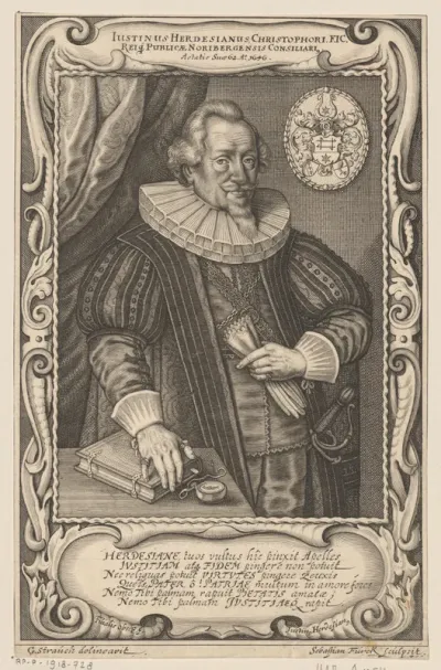 Portret van Justinus Herdesianus I