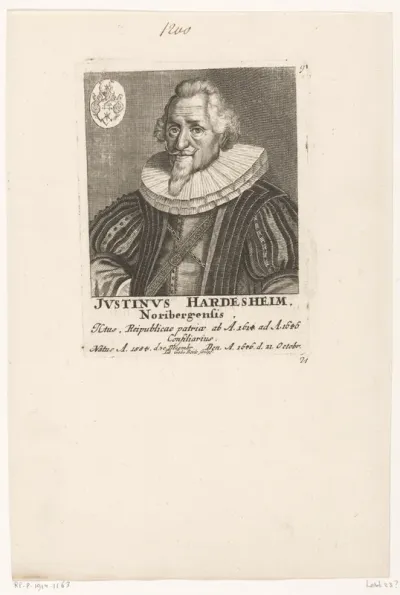 Portret van Justinus I Herdesianus