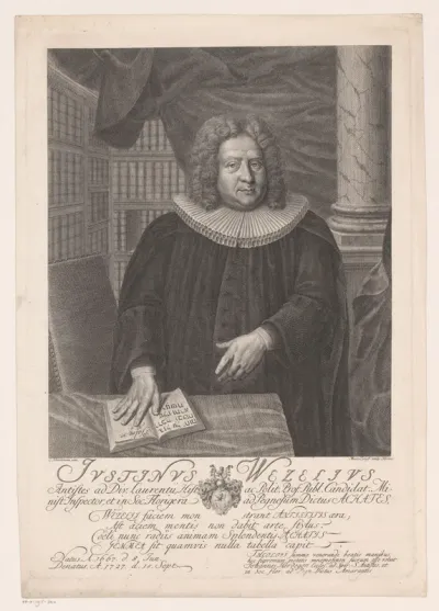 Portret van Justinus Wetzel