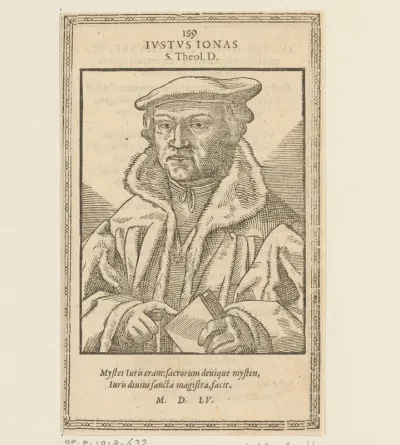 Portret van Justus Jonas