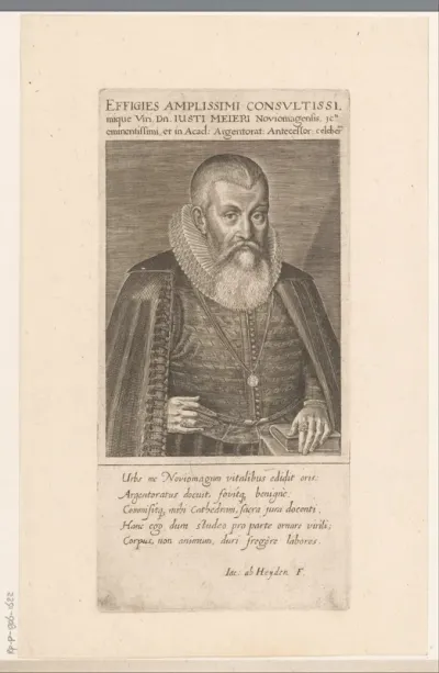 Portret van Justus Meier