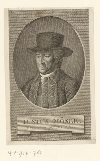 Portret van Justus Möser