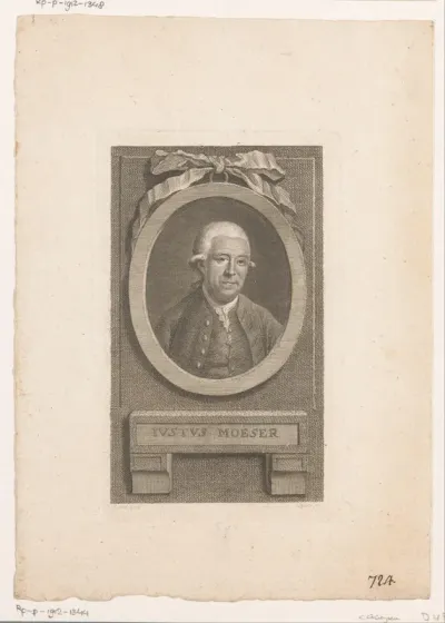 Portret van Justus Möser