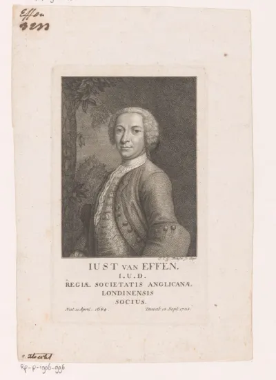 Portret van Justus van Effen