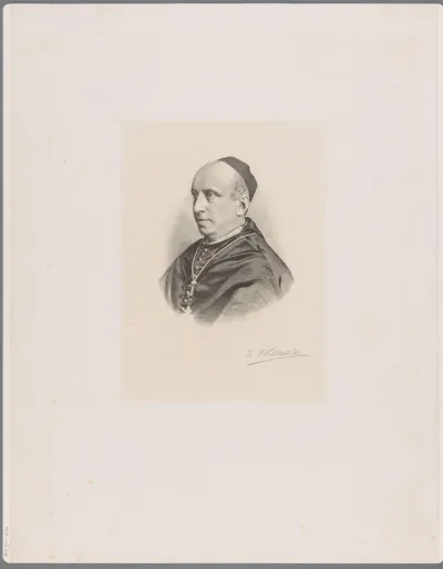 Portret van kanunnik Alphonse de Leyn