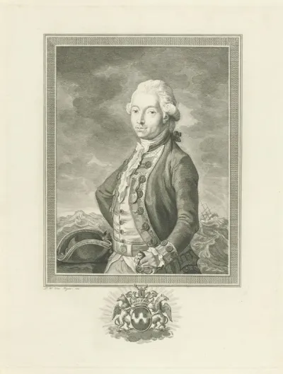 Portret van kapitein Louis Marie graaf van Welderen