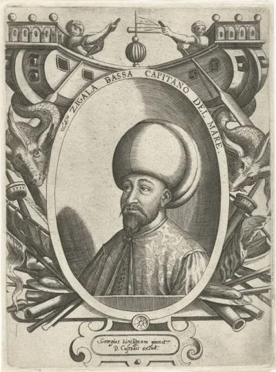 Portret van kapitein Zigala Bassa