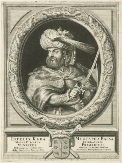 Portret van Kara Mustafa Pasha