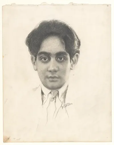 Portret van Karamjit Singh Sahib Bahadur, prins van Kapurthala
