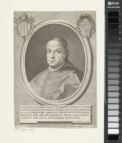 Portret van kardinaal Antonio Andrea Galli
