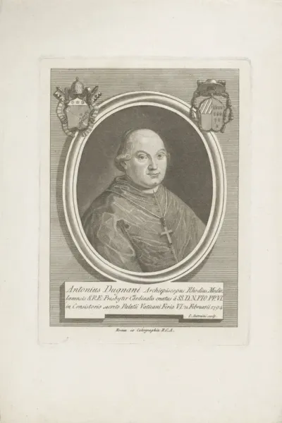 Portret van kardinaal Antonio Dugnani