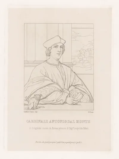 Portret van kardinaal Antonio Maria Ciocchi del Monte