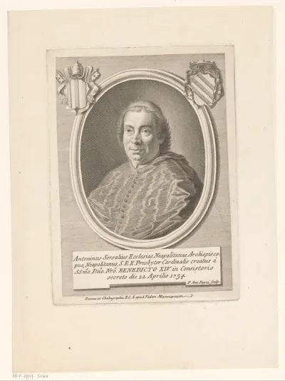 Portret van kardinaal Antonio Sersale