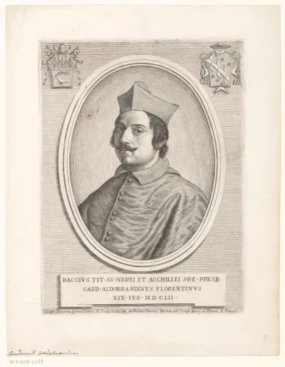 Portret van kardinaal Baccio Aldobrandini