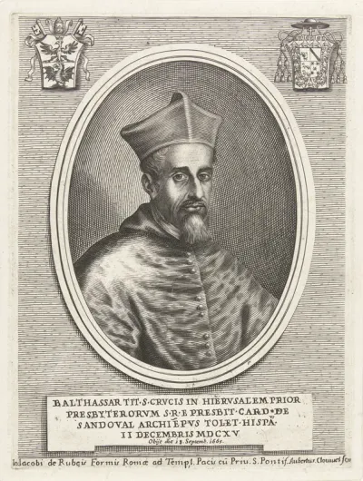 Portret van kardinaal Baltasar Moscoso Y Sandoval