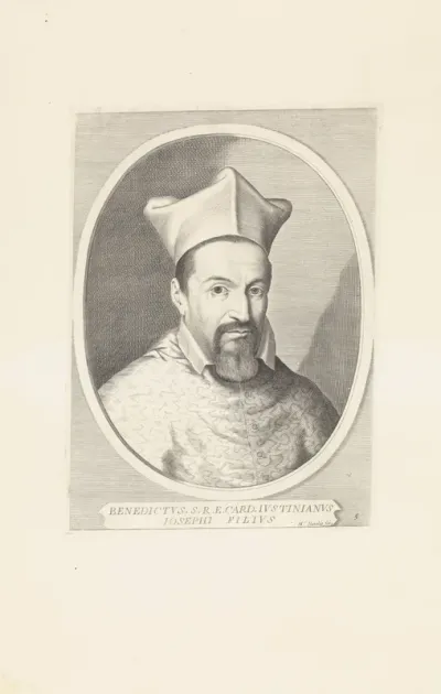 Portret van kardinaal Benedetto Giustiniani