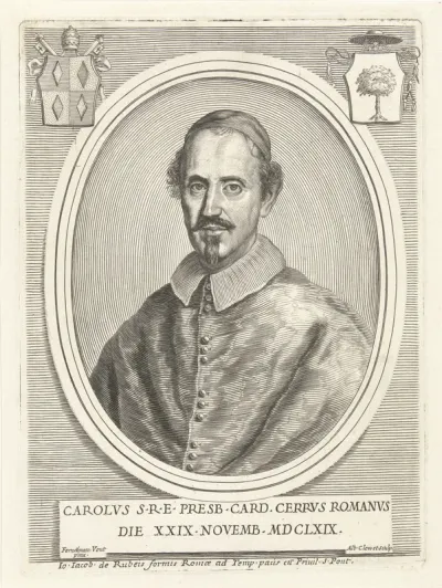 Portret van kardinaal Carlo Cerri