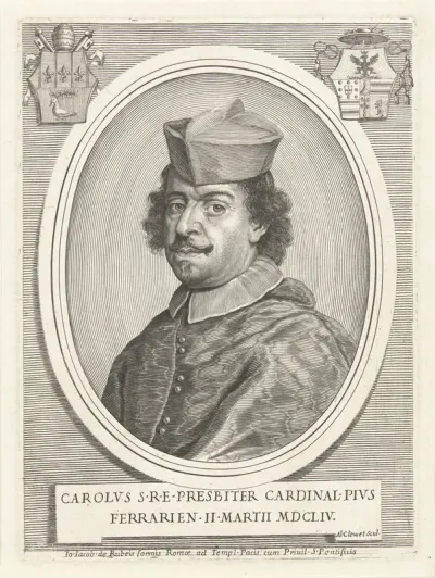 Portret van kardinaal Carlo Pio