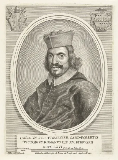 Portret van kardinaal Carlo Roberti