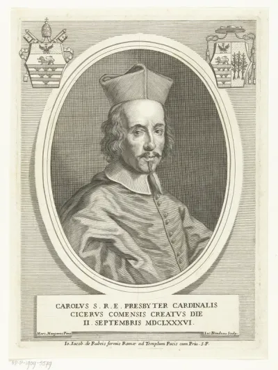 Portret van kardinaal Carlo Stefano Anastasio Ciceri