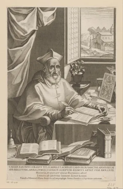 Portret van kardinaal Cesare Baronio