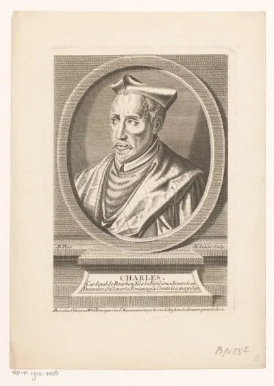Portret van kardinaal Charles de Bourbon