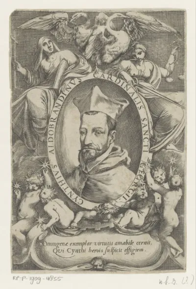 Portret van kardinaal Cinzio Aldobrandini
