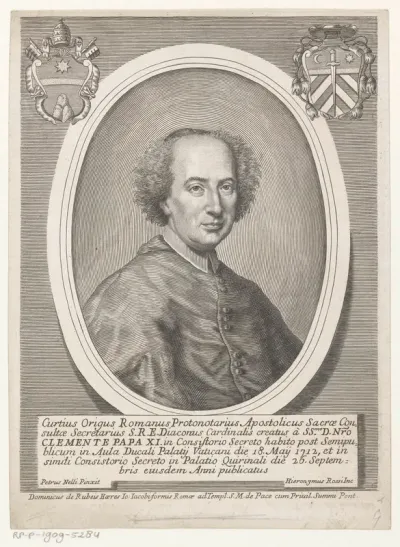 Portret van kardinaal Curzio Origo