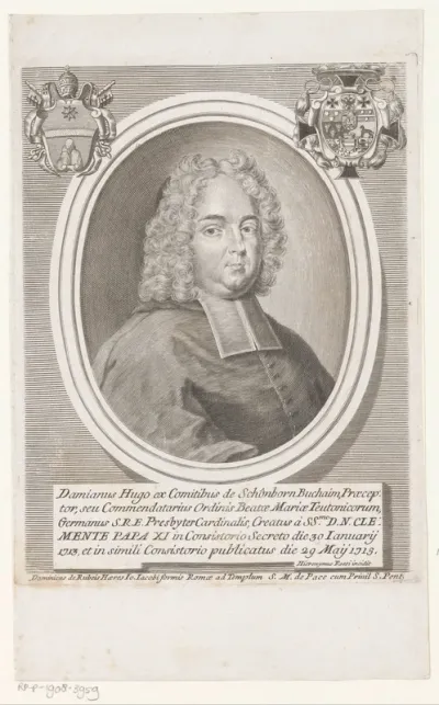 Portret van kardinaal Damian Hugo Philipp von Schönborn