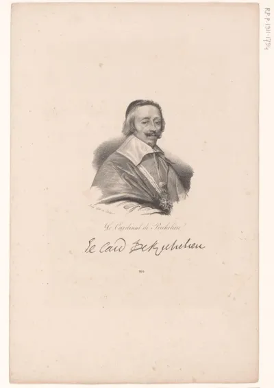 Portret van kardinaal de Richelieu