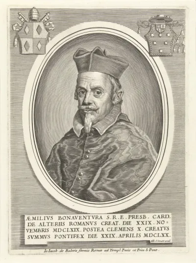Portret van kardinaal Emilio Bonaventura Altieri
