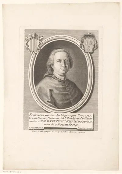 Portret van kardinaal Federico Marcello Lante