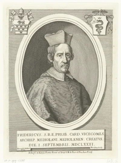 Portret van kardinaal Federico Visconti