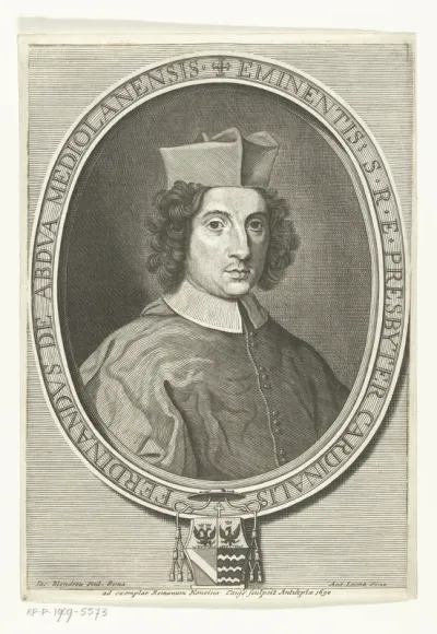 Portret van kardinaal Ferdinando d'Adda