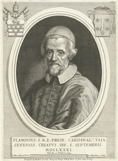 Portret van kardinaal Flaminio Taja
