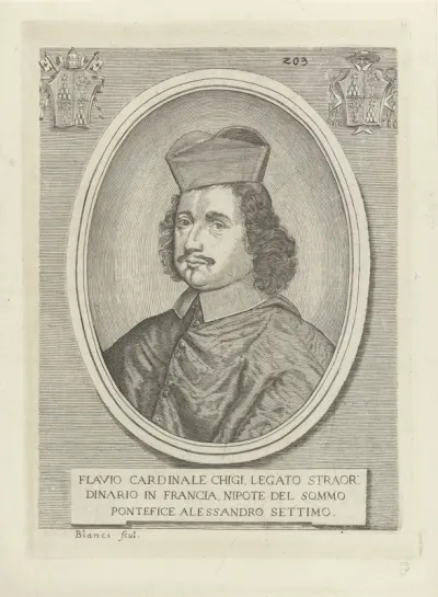 Portret van kardinaal Flavio Chigi