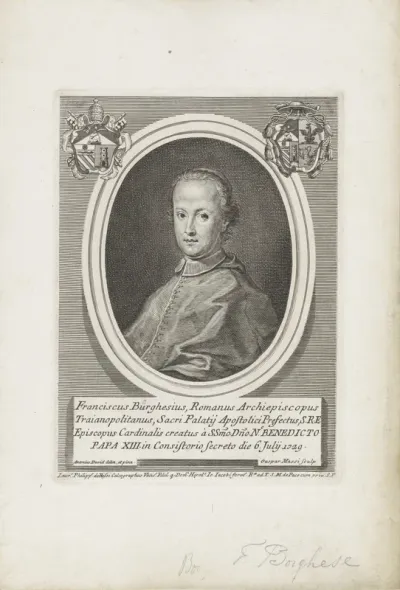 Portret van kardinaal Francesco Borghese
