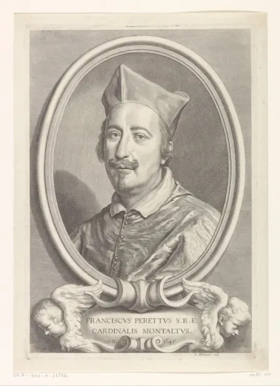 Portret van kardinaal Francesco Peretti di Montalto
