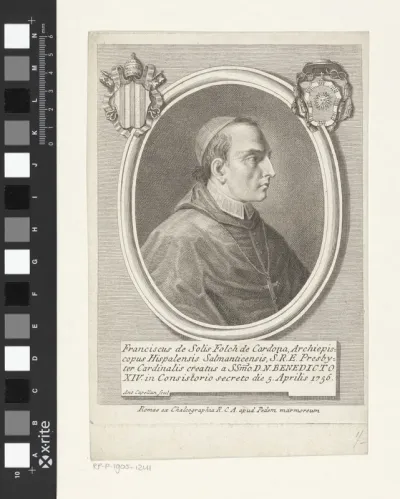 Portret van kardinaal Francisco de Solís Folch de Cardona