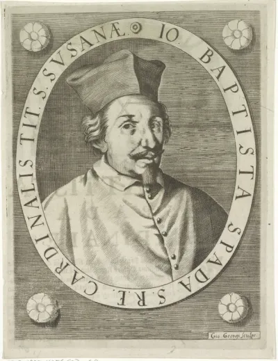 Portret van kardinaal Giambattista Spada