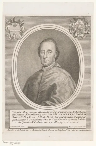 Portret van kardinaal Giberto Bartolomeo Borromeo