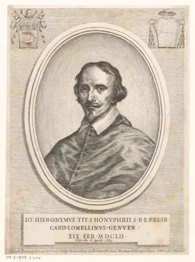 Portret van kardinaal Giovanni Girolamo Lomellini