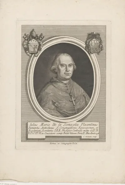 Portret van kardinaal Giulio Maria della Somaglia
