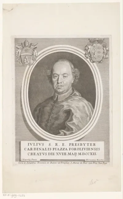 Portret van kardinaal Giulio Piazza