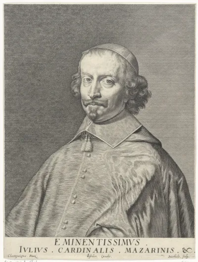 Portret van kardinaal Giulio Raimondo Mazarino