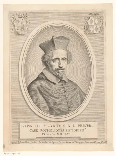 Portret van kardinaal Giulio Rospigliosi