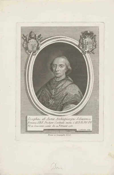Portret van kardinaal Giuseppe Maria Doria Pamphilj