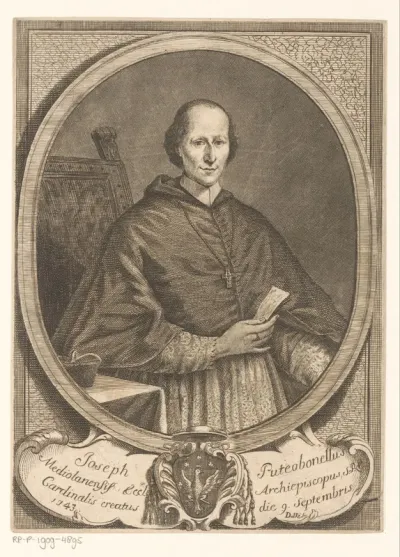Portret van kardinaal Giuseppe Pozzobonelli