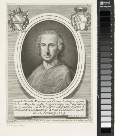 Portret van kardinaal Giuseppe Spinelli